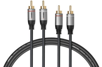 celexon 2x Cinch Stereo Audiokabel Professional Line 3 Meter (1000015599)