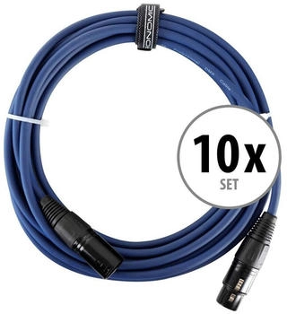 Pronomic 5m DMX Kabel Set (DMX-5 SET 10x)