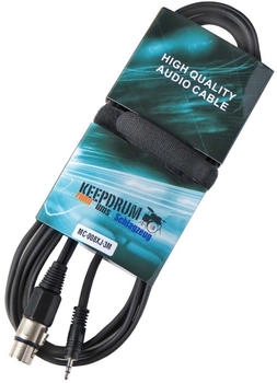 Keepdrum MC-008XJ 3m XLR Female 3,5mm Miniklinke Audio-Kabel