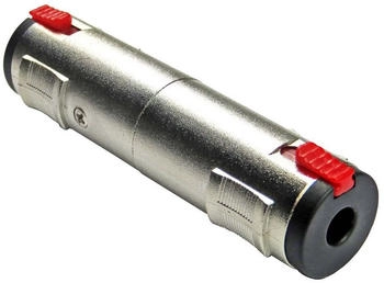Keepdrum ADA079 Klinken-Kupplung 6,35mm Buchse zu Buchse Adapter Stereo