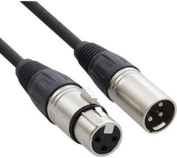 Keepdrum DMX Kabel 10m 1x Schwarz 1x Blau Audio-Kabel ([INF])