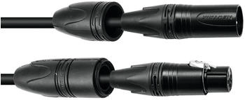 PSSO DMX Kabel IP65 3pol 7,5m sw Zuverlässiges DMX-Kabel für den Außeneinsatz (3022783E)