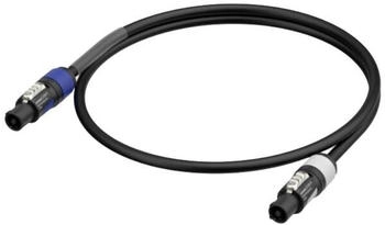Neutrik 1036409 Strom Anschlusskabel Schwarz 10 m