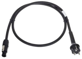 Neutrik 1027577 Strom Anschlusskabel Schwarz 1.5 m