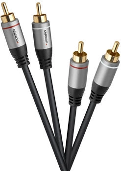 celexon 2x Cinch Stereo Audiokabel Professional Line 10 Meter (1000015602)