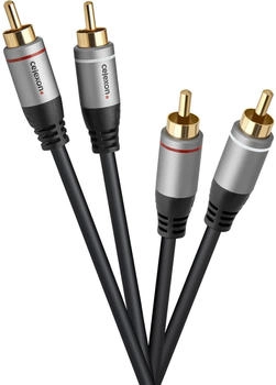 celexon 2x Cinch Stereo Audiokabel 7,5m Professional Line (1000015601)