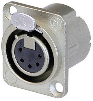 Neutrik NC5FD-LX XLR-Steckverbinder Flanschbuchse Kontakte gerade Polzahl: 5