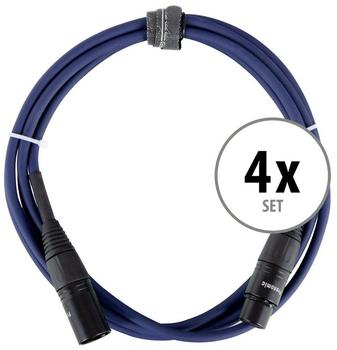 Pronomic 2,5m DMX Kabel Set (DMX-2,5 SET 4x)