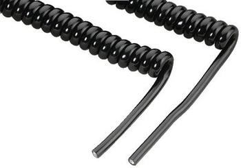 Monacor CCX-6M Mikrofon-Spiralkabel/PTT (060200)