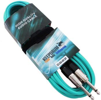 Keepdrum GC-004 Grün 6m Klinke 6,3mm (GC-004 GR6m)