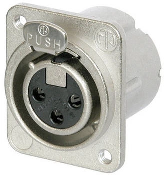 Neutrik NC3FD-LX-M3 XLR-Steckverbinder Flanschbuchse Kontakte gerade Polzahl...
