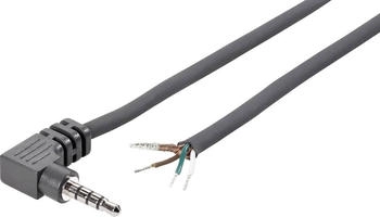 BKL Electronic 1101084 Klinken-Steckverbinder 3.5mm Stereo Polzahl:4 1St.