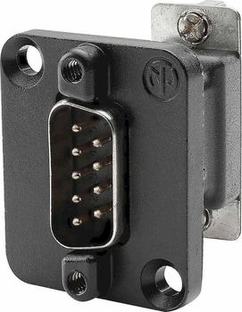 Neutrik NADB9MF-B D-SUB Durchgangs-Einbaustecker