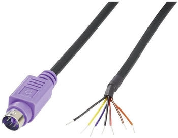 BKL Electronic Miniatur-DIN-Rundsteckverbinder Stecker gerade 6-polig Violett (0204097)