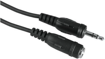 Hama Audio-Kabel 3,5-mm-Klinken Verlängerungskabel 5 m Schwarz (00205105)