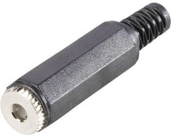 BKL Electronic 1108017 Klinken-Steckverbinder 3.5 mm Buchse gerade Polzahl: 4 Stereo Schwarz 1 St.