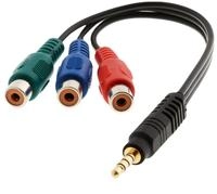 Delock Adapterkabel Klinke Stecker 4 Pin 3 X Cinch Buchse 24cm (62499)