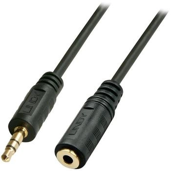 Lindy Audiokabel Stereo 3 5mm male/ 3 5mm Female 2m vergoldet (35652)