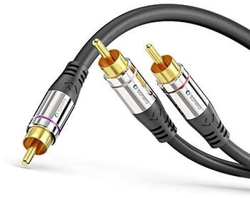Sonero SON AC900-100 Cinch Subwoofer Kabel Cinch Stecker > 2x Stecker 10,0 m (S-AC900-100)