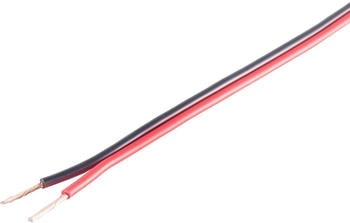 Shiverpeaks maximum connectivity Lautsprecherkabel 0,75mm² 24x0,2 CCA rot/schwarz 100m (06-151005)