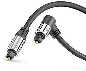 Sonero SON S-OC110-020 Toslink Kabel Toslink Stecker 1x90° 2,0 m