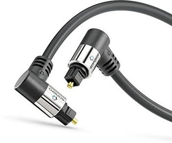 Sonero SON S-OC120-075 Toslink Kabel Toslink Stecker 2x90° 7,5 m