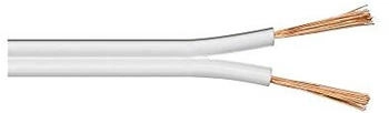 Goobay 67749 Lautsprecherkabel 2x1.5 mm² 50 m weiss CCA