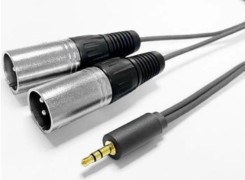 VivoLink PROMJXLRS15 Audio-Kabel 15 m 3.5mm XLR Schwarz (PROMJXLRS15)