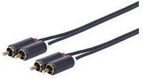 VivoLink PRORCARCA20 20m 2 x RCA 2 x RCA Schwarz Audio-Kabel (PRORCARCA20)