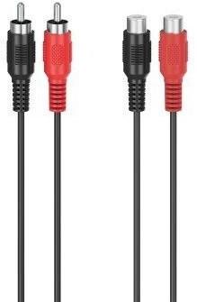 Hama Classic Line Audio-Verlängerungskabel 2 Cinch-Stecker 2 Cinch-Kupplungen 5,0 m (00305035)