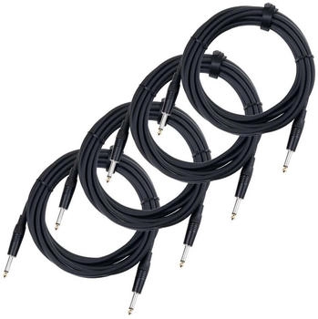 Pronomic Stage BOXJ1-5 Boxenkabel Klinke 5 m 4er Set (BOXJ1-5 4Set)