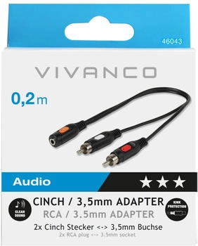 Vivanco 46/05 01 audio cable 20 cm