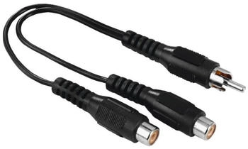 Hama Adapter 1x Cinch Stecker 2x Cinch-Buchse schwarz (00205183)