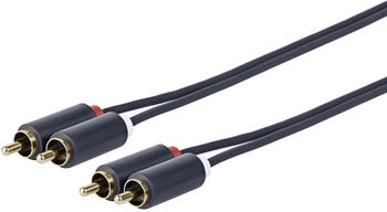 VivoLink PRORCARCA15 15m 2 x RCA 2 x RCA Schwarz Audio-Kabel (PRORCARCA15)