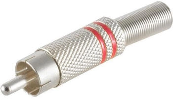 Shiverpeaks S/CONN maximum connectivity Cinchstecker Metall 6mm rot (52000-R)