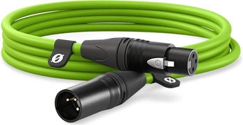 Rode XLR3M-G XLR Verbindungskabel 3 m Grün (400832812)