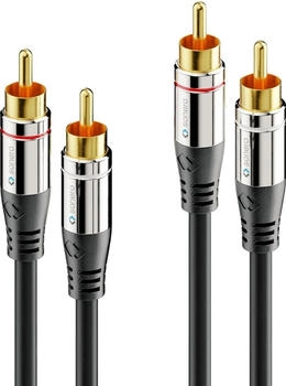 Sonero SON AC700-100 Cinch Stereo Kabel Cinch Stecker 10 m (S-AC700-100)