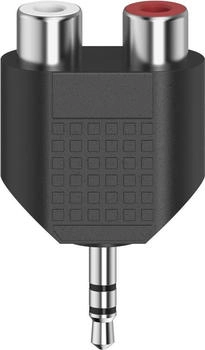 Hama Classic Line Audio-Adapter 3,5-mm-Klinken-Stecker Stereo 2x Cinch-Kupplung (00305039)