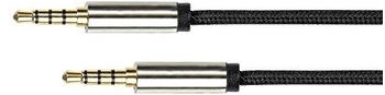 Python GC-M0227 Audiokabel 3,5mm Klinke 4-polig 1 m