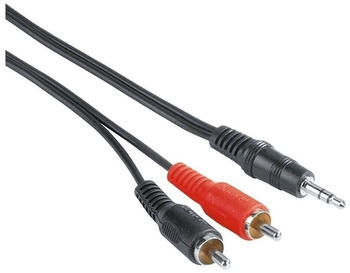 Hama 00205107 Audio-Kabel 5 m 3.5mm 2 x RCA Schwarz Rot (00205107)