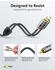 Goobay 65293 Cinch Audio Kabel 2x Cinch Stecker 2,0 m