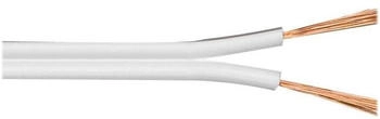 MicroConnect Lautsprecherkabel 1.5 mm² ohne Stecker zu ohne Stecker 25m weiß (AUDSPEAKER4)