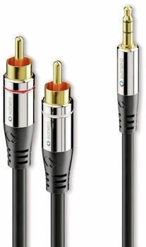 Sonero SON AC600-100 Audio Kabel 3,5 mm Klinkenstecker auf 2x Cinch 10 m (S-AC600-100)