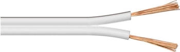 Goobay 67752 Lautsprecherkabel 2x2.5 mm&sup2; 50 m weiss CCA