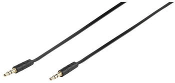 Vivanco 46/10 03FG Audio Anschlusskabel 0.30m Schwarz (46130)