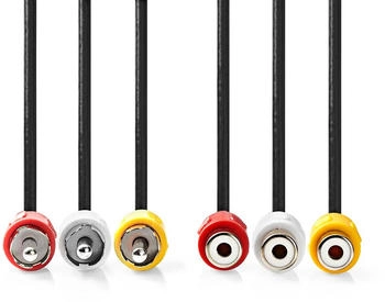 Nedis video / audio cable composite video / audio 5 m (CVGP24305BK50)