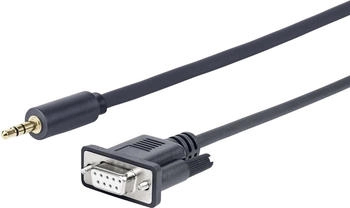 VivoLink Audiokabel Mini-Stecker männlich zu DB-9 weiblich 25,0m Doppelisolierung (PROMJDSUB9-25)