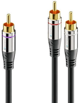Sonero SON AC900-010 Cinch Subwoofer Kabel Cinch Stecker > 2x Stecker 1 m (S-AC900-010)