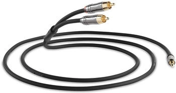 QED Performance J2P Graphite Klinke/Cinch Y-Kabel 1,5m (5036694041260)