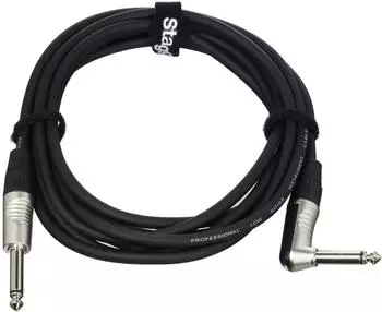 Stagg Klinke/ L Klinke professionelles Instrumentenkabel (NGC3PLR)
